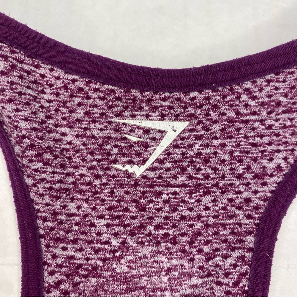 Gymshark Vital Seamless Athletic Sports Bra in Purple / Womens XS - Picture 6 of 11